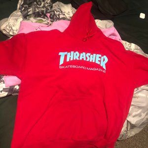 Red Thrasher Hoodie